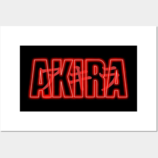 AKIRA: Neon Lights (2.0) Wall Art by RedCoco-Studios